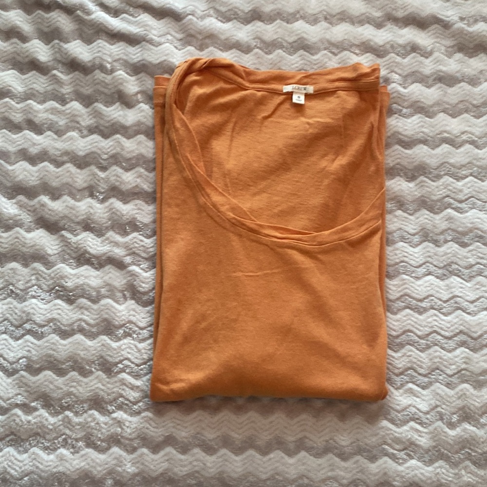 J. Crew Orange T-Shirt Size Small